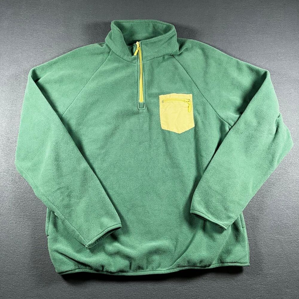 Cotton-on Women's Green and Yellow Sweatshirt